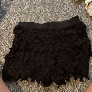 Express black shorts